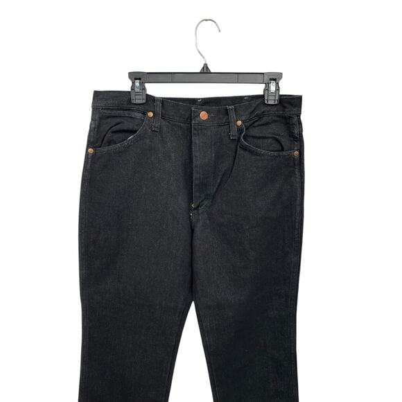 NWT Wrangler Jeans Cowboy Cut Slim Fit Heavyweight Stretch 938 Black 34 X 30 - Picture 2 of 11